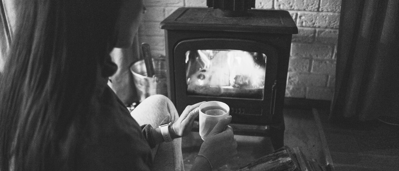 heating a home with a warm stove