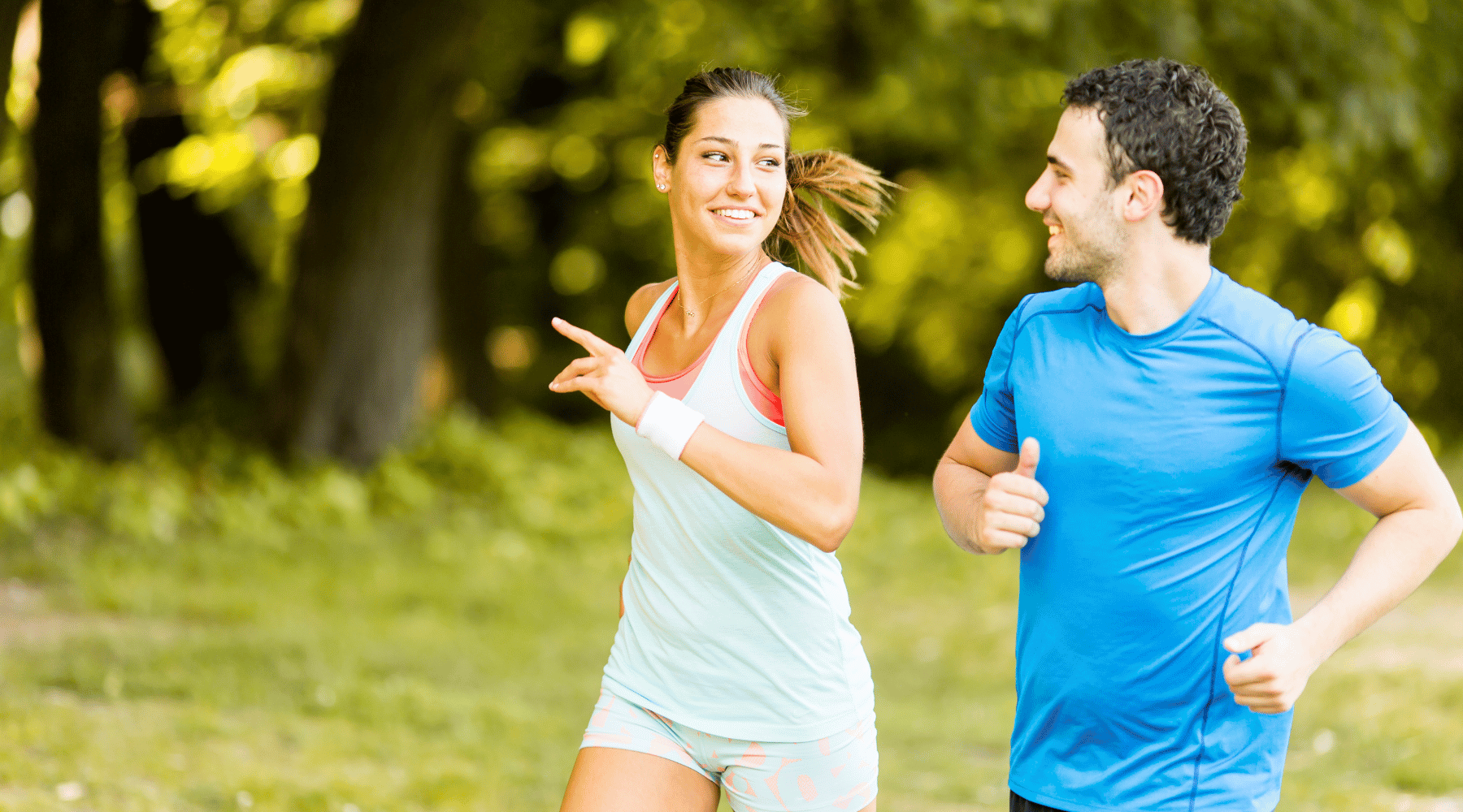 People running