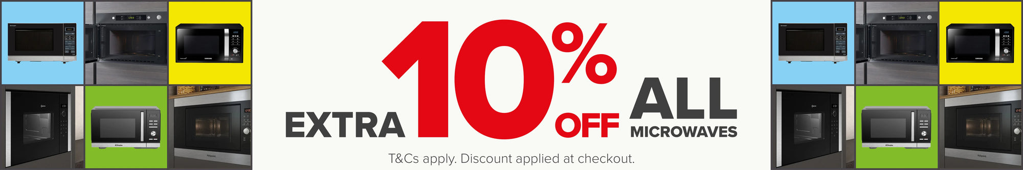 10% Off All Microwaves