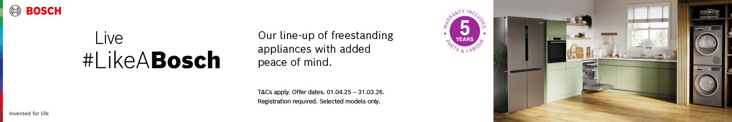 Bosch 5 year warranty promo