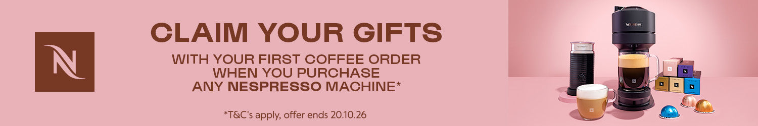Nespresso Free Gift Banner