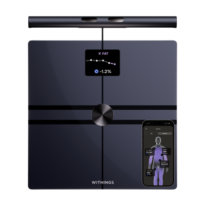 Withings BodyFit Smart Scale - Black | WBS16-BLACK-ALL-INT
