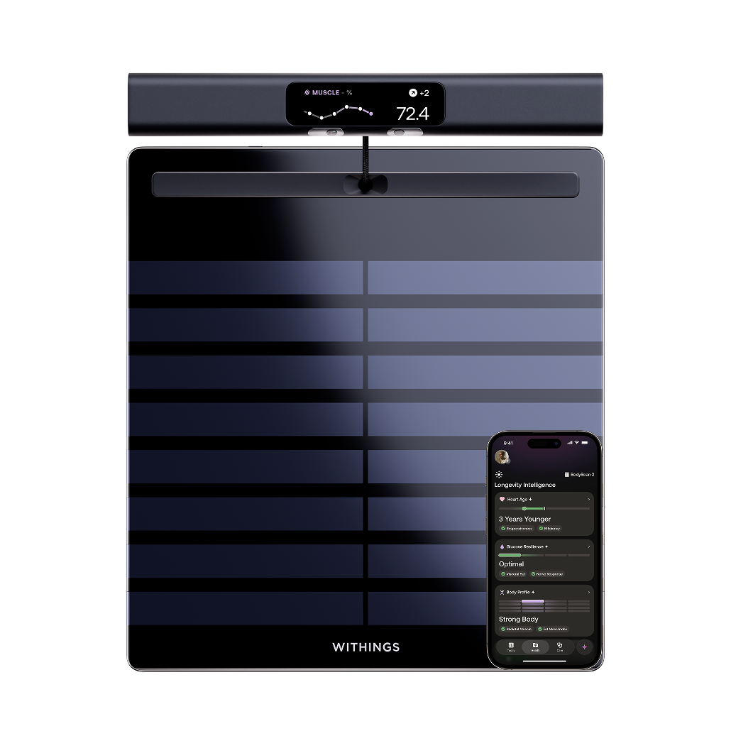 Withings BodyScan 2 Smart Scale - Black | WBS15-BLACK-ALL-INT