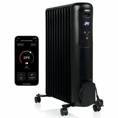 Princess 2000W Smart Oil Filled Radiator - Black | 01.348630.02.001 from Princess - DID Electrical