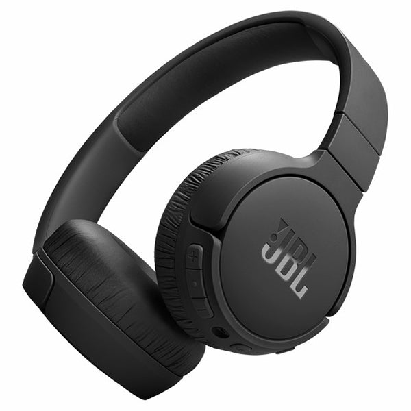 JBL Tune 670NC Adaptive Noise Cancelling On-Ear Wireless Headphones - Black | JBLT670NCBLK from JBL - DID Electrical