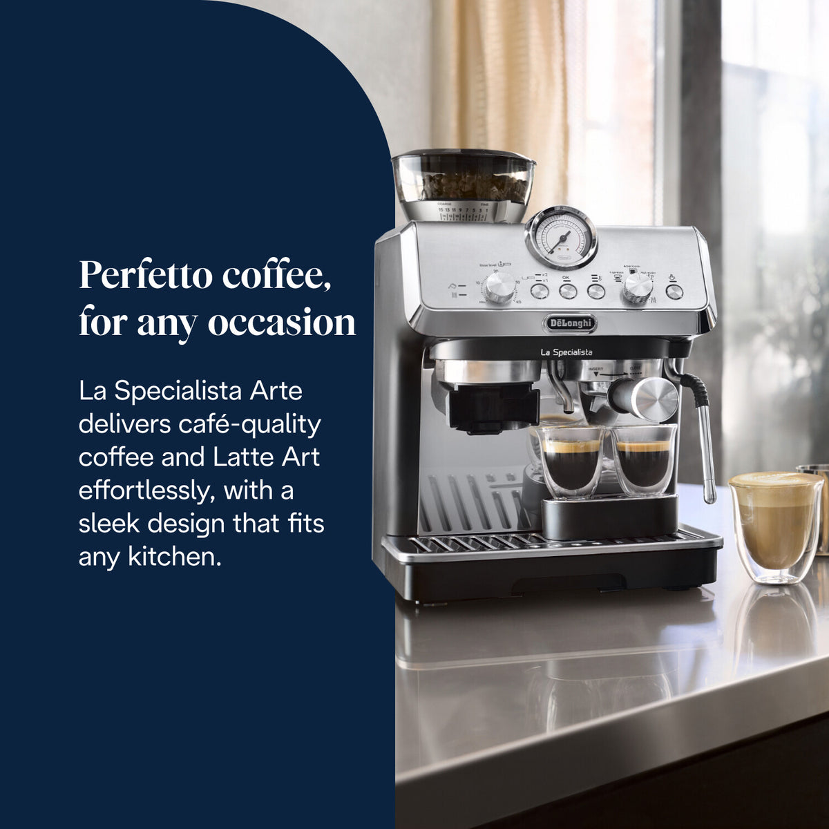 De'Longhi La Specialista Arte Bean to Cup Coffee Machine - Black | EC9155.MB