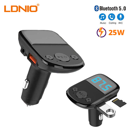 Ldnio 25W 5.0 Bluetooth transmitter - Black | 034083 from Ldnio - DID Electrical