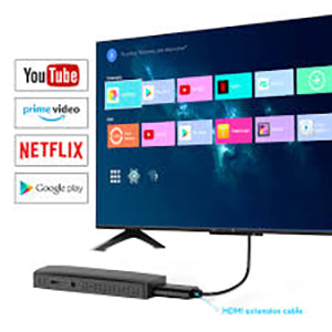 Android TV Stick 4K 2GB/16GB - Black | 034410 from Android TV Stick - DID Electrical