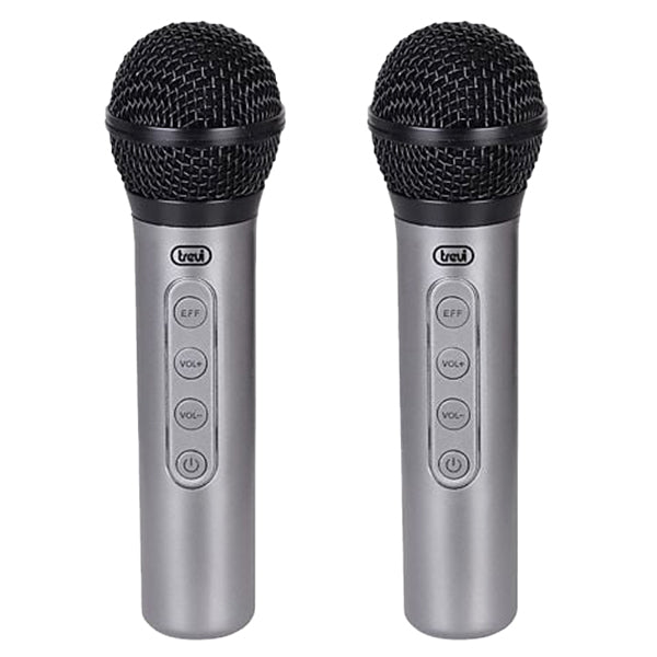 Trevi Draadloze EM415 2.4GHz Wireless Microphone Set - Grey | 039718 from Trevi - DID Electrical