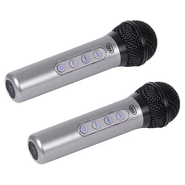 Trevi Draadloze EM415 2.4GHz Wireless Microphone Set - Grey | 039718 from Trevi - DID Electrical