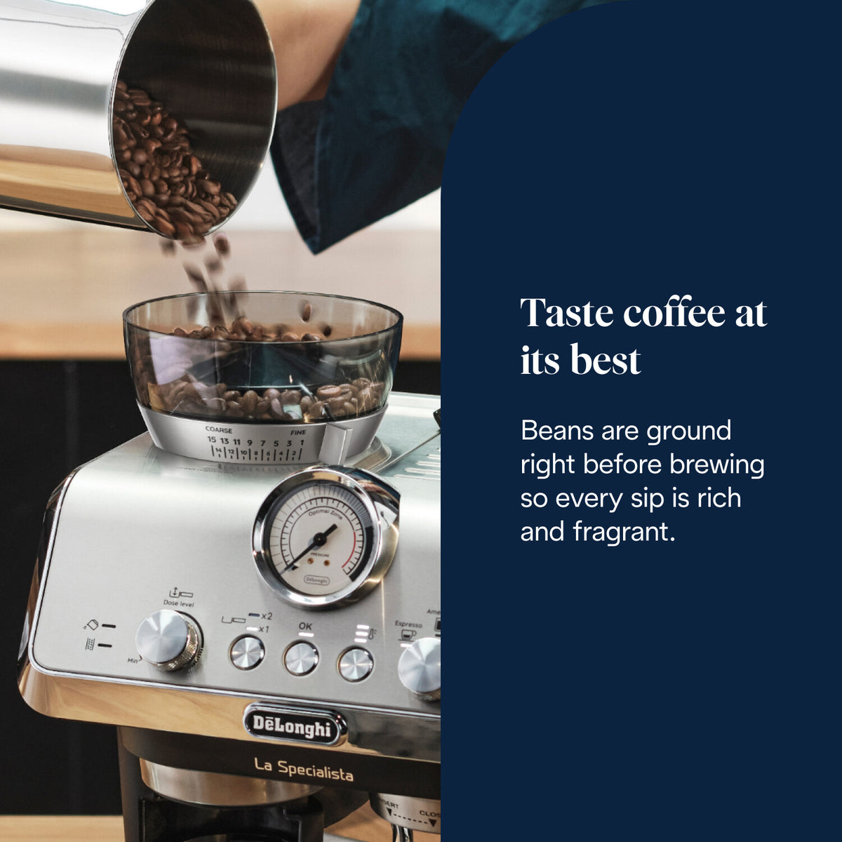 De'Longhi La Specialista Arte Bean to Cup Coffee Machine - Black | EC9155.MB