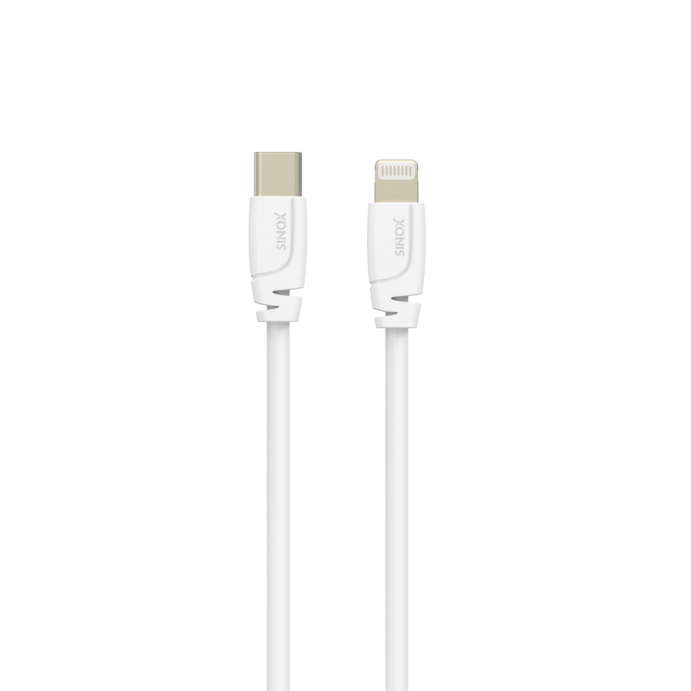 Sinox Mobility Pro USB 2.0 Type C Lightning Cable - White | 51187 from Sinox - DID Electrical