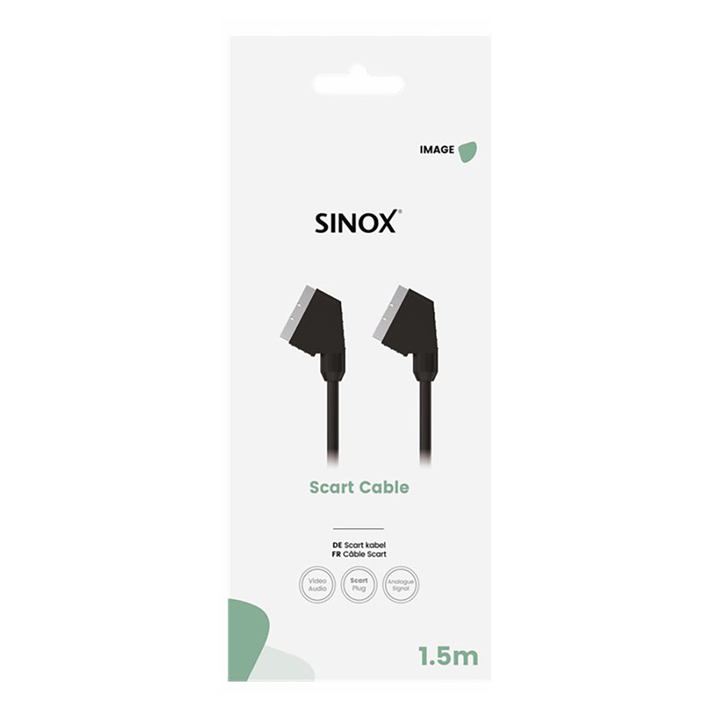 Sinox 1.5M Scart Cable - Black | 052047 from Sinox - DID Electrical