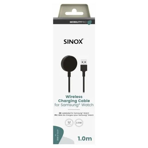 Sinox Pro Wireless Charging Cable for Samsung Watch - Black | 052825 from Sinox - DID Electrical