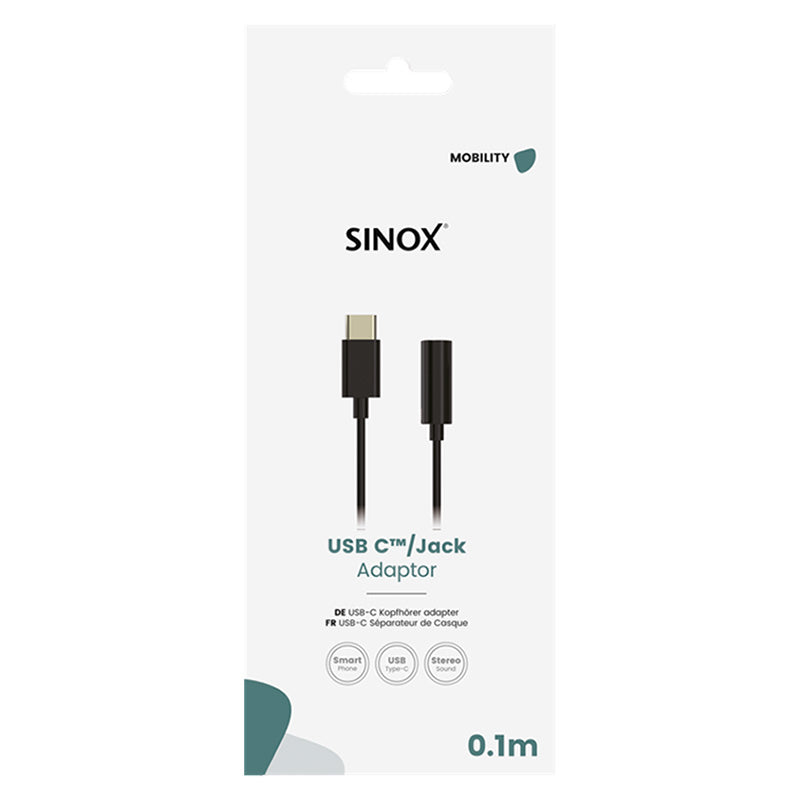 Sinox 3.5MM Mini Jack Cable - Black | 053143 from Sinox - DID Electrical