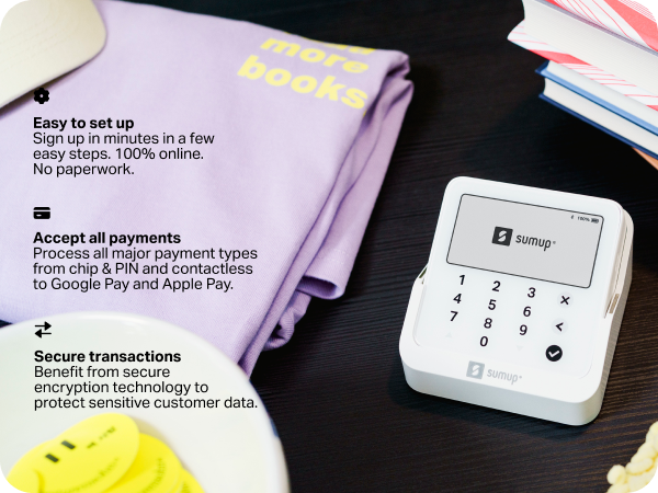 SumUp Solo Lite Card Reader - White | 226-RDR-SUL-004