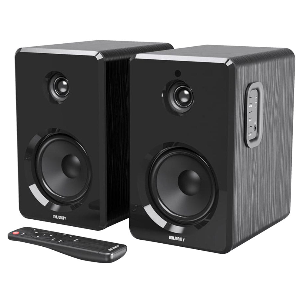 Majority D40 Bookshelf Bluetooth Speaker - Black | 1000000390 from Majority - DID Electrical