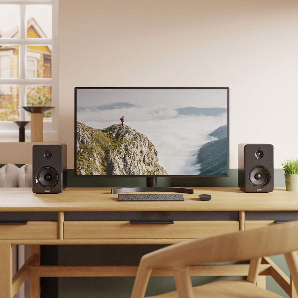 Majority D40 Bookshelf Bluetooth Speaker - Black | 1000000390 from Majority - DID Electrical