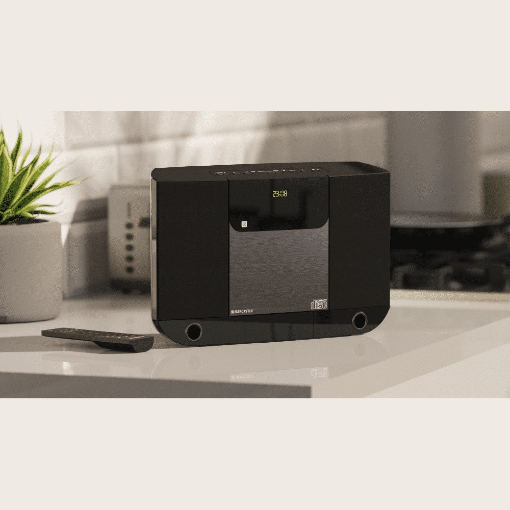 Oakcastle HiFi100 Compact Hi-Fi Stereo System - Black | 1000002839 from Oakcastle - DID Electrical