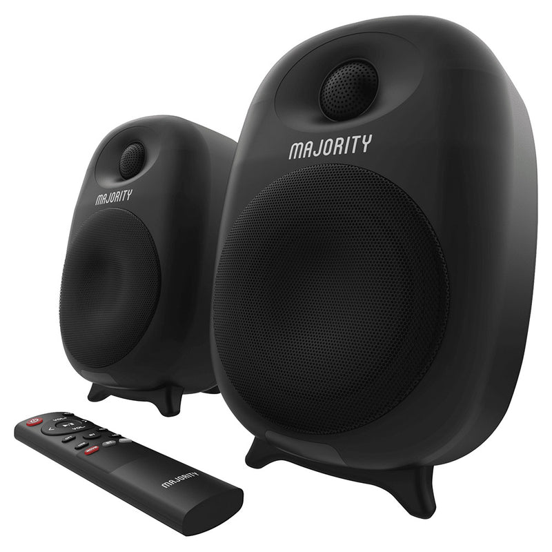 Majority D80 Bookshelf Bluetooth Speaker - Black | 1000002883 from Majority - DID Electrical