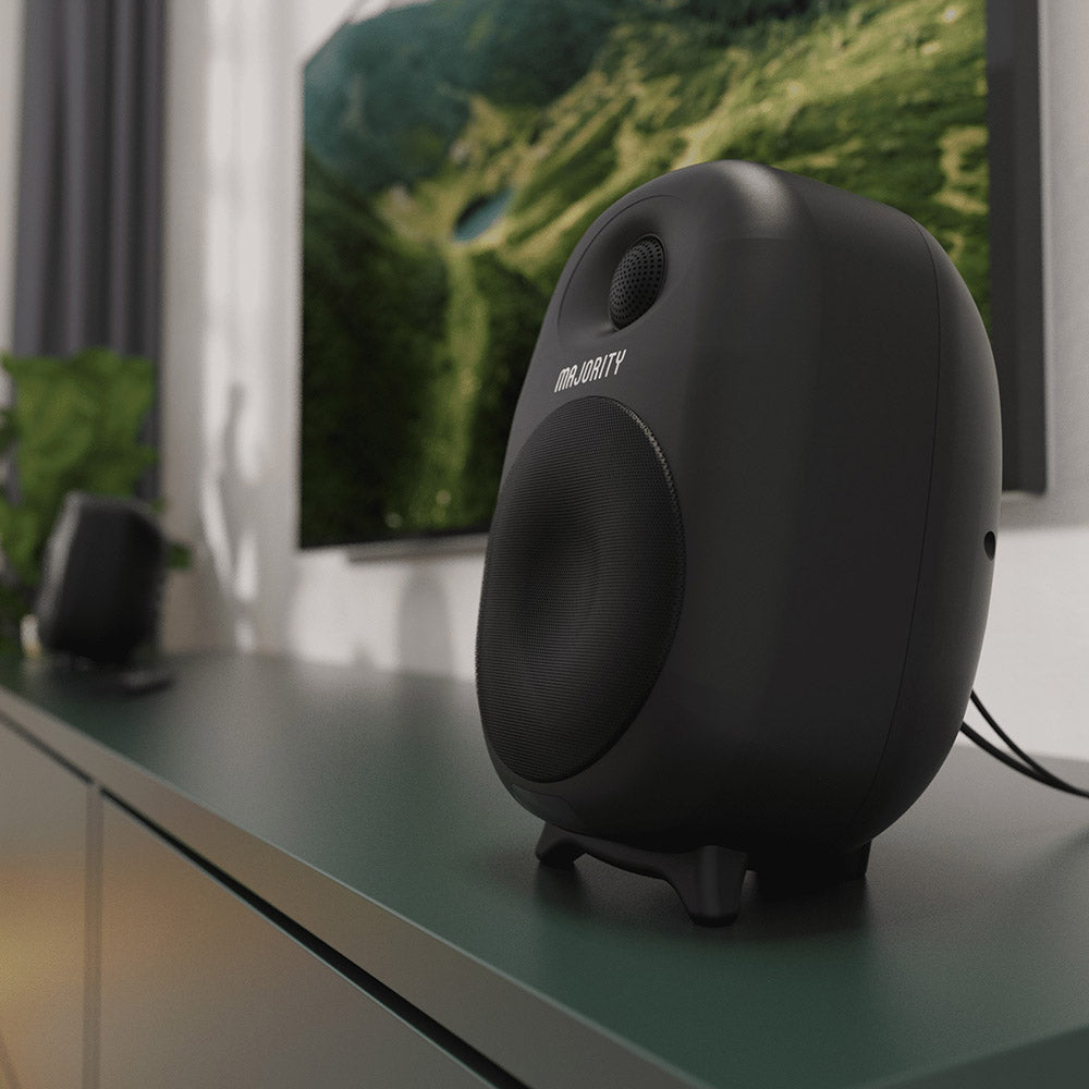 Majority D80 Bookshelf Bluetooth Speaker - Black | 1000002883 from Majority - DID Electrical