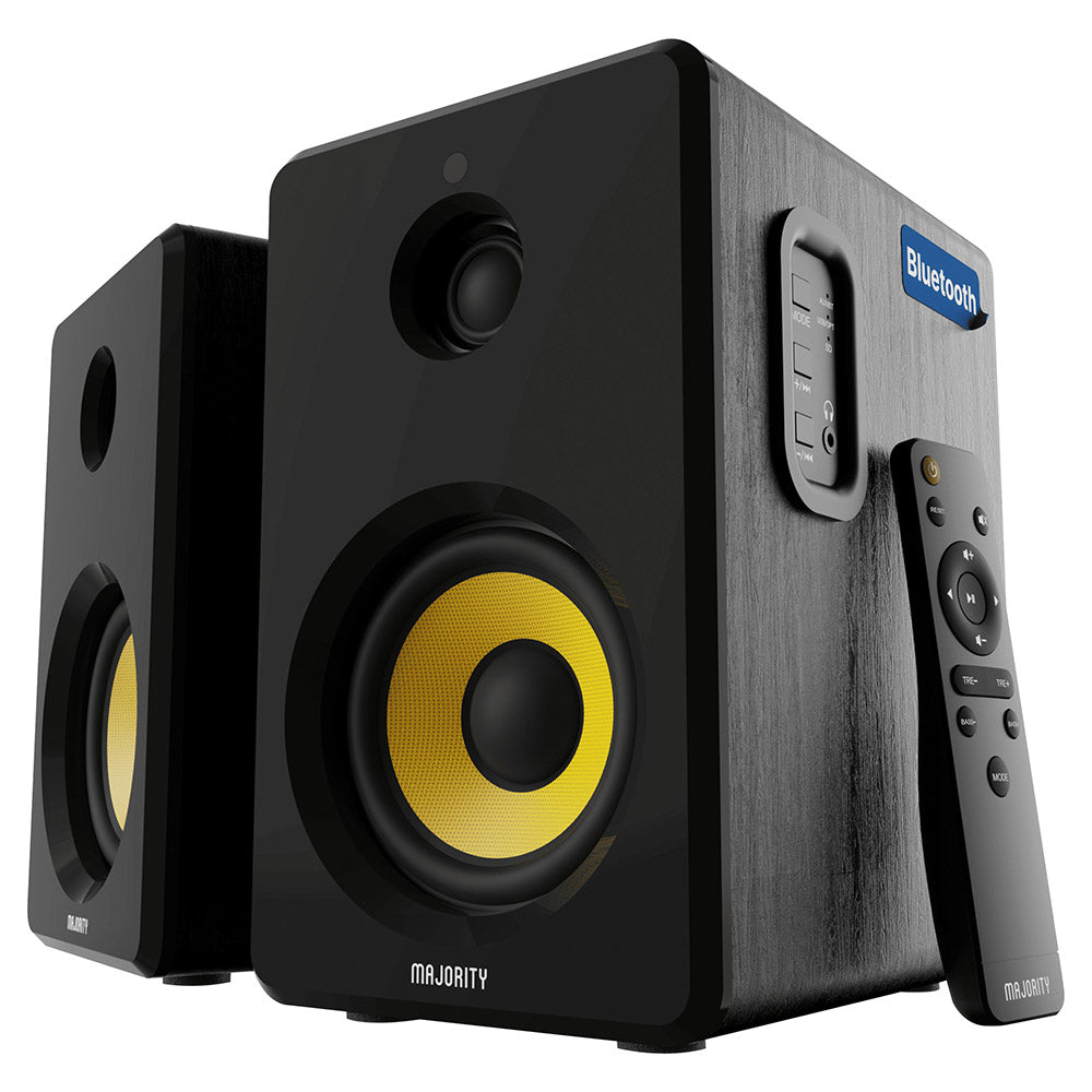 Majority D40X Bookshelf Bluetooth Speaker - Black | 1000002892 from Majority - DID Electrical