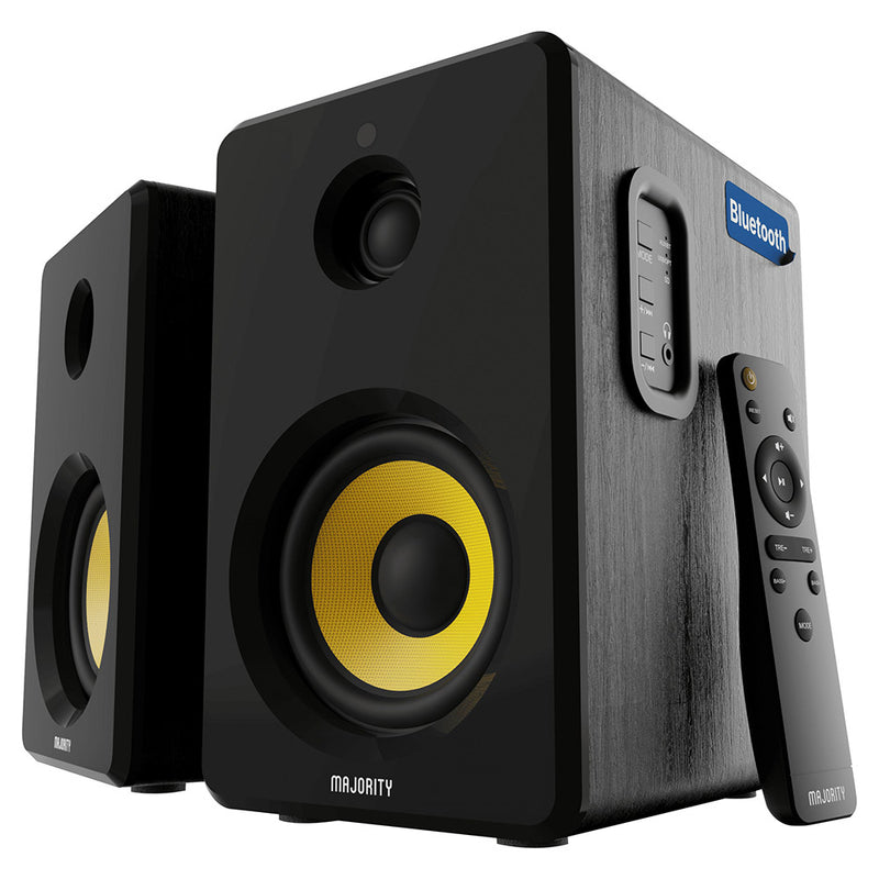 Majority D40X Bookshelf Bluetooth Speaker - Black | 1000002892 from Majority - DID Electrical