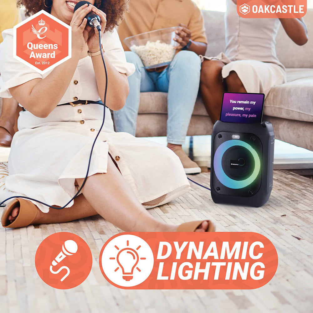 Oakcastle PS100 Portable Karaoke Party Speaker - Black | 1000002979 from Oakcastle - DID Electrical