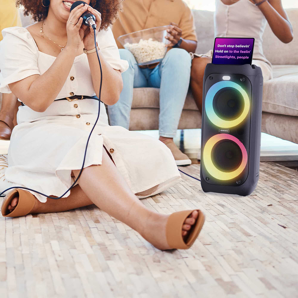 Oakcastle PS200 Portable Karaoke Party Speaker - Black | 1000002980 from Oakcastle - DID Electrical