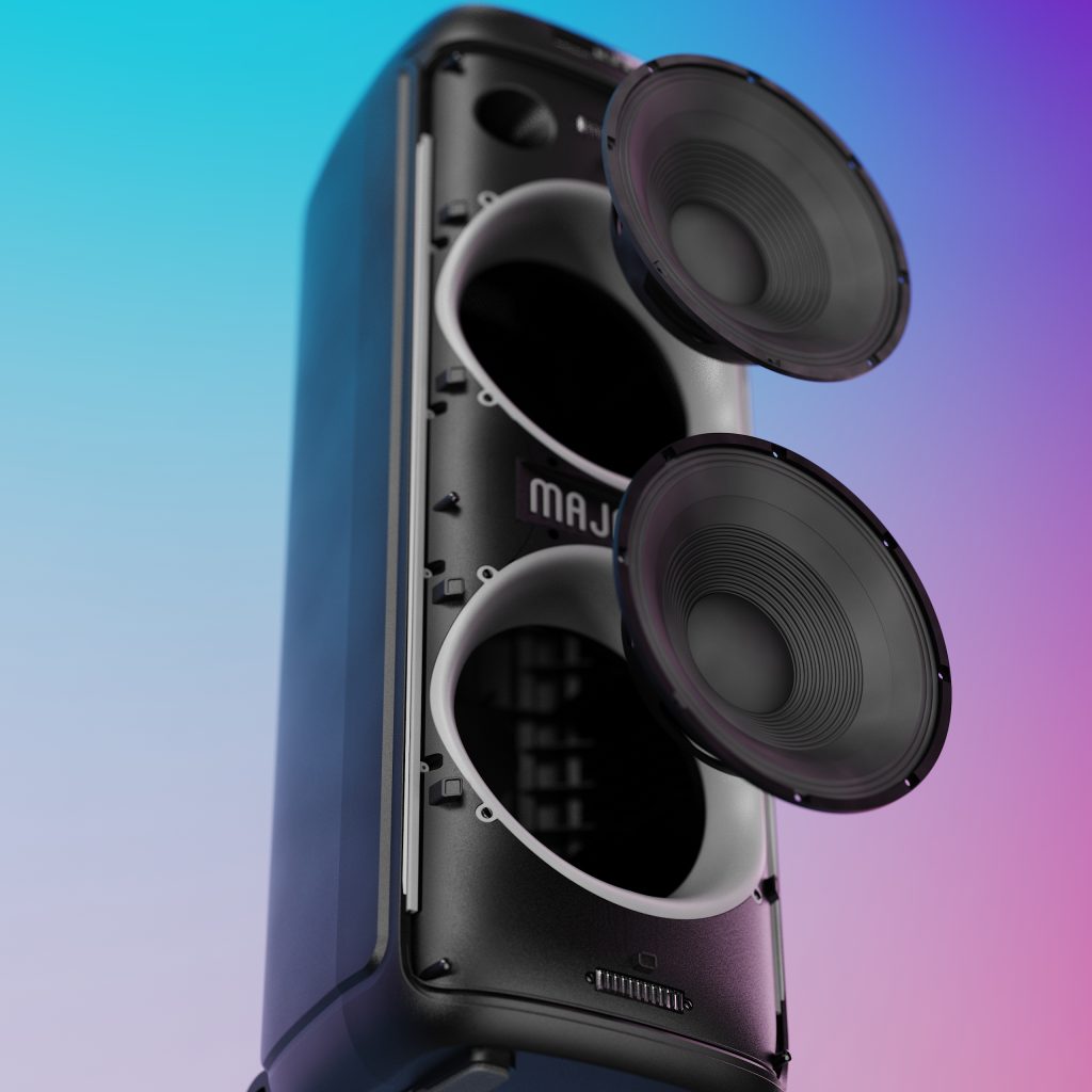 Majority P5 Portable Bluetooth Party Speaker - Black | 1000003093