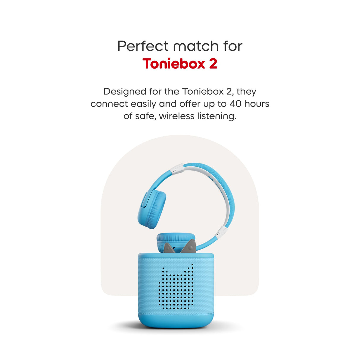 Tonies On-Ear Wireless Headphone for Kids - Sky Blue | 10003280 from Tonies - DID Electrical