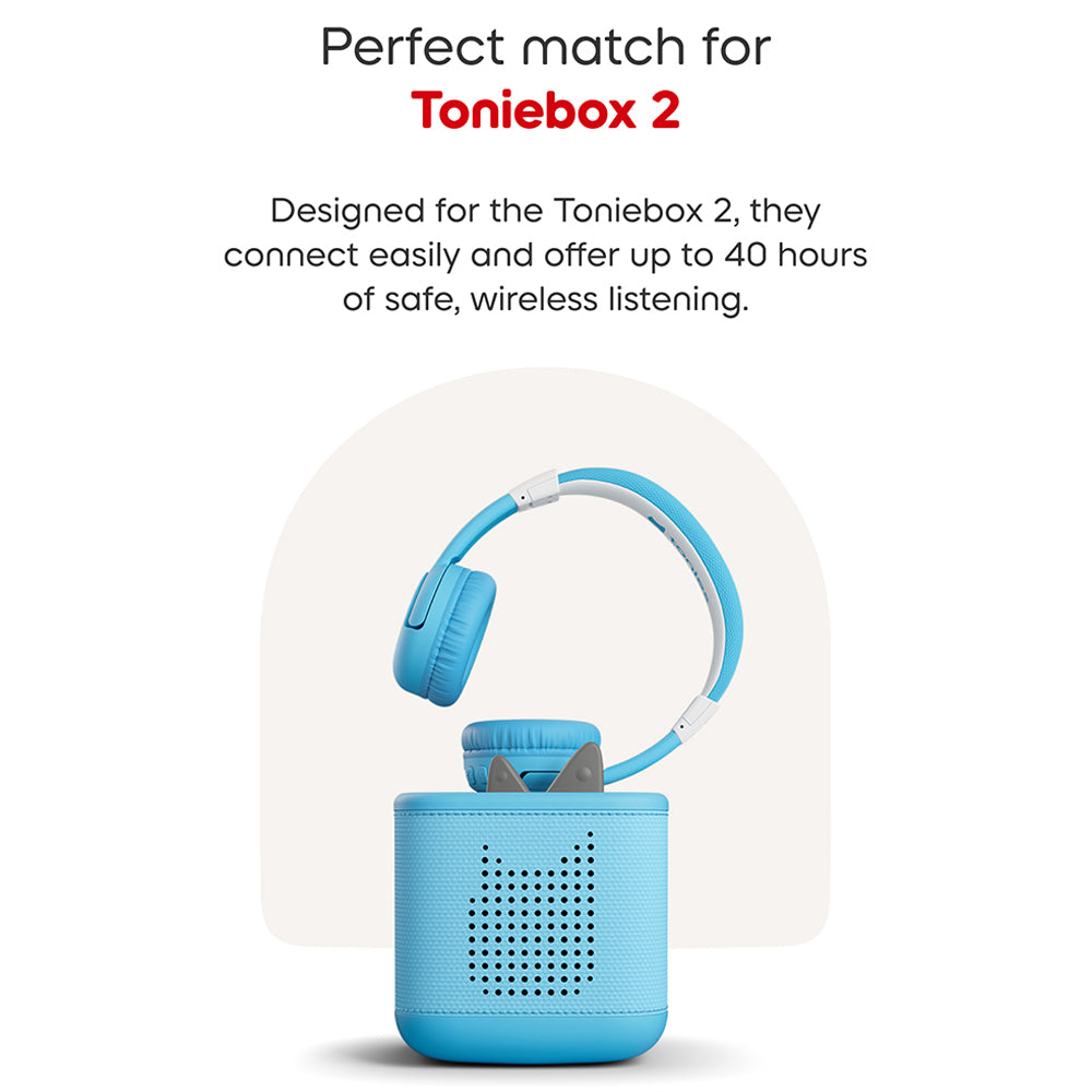 Tonies On-Ear Wireless Bluetooth Headphone for Kids - Sky Blue | 10003280 from Tonies - DID Electrical