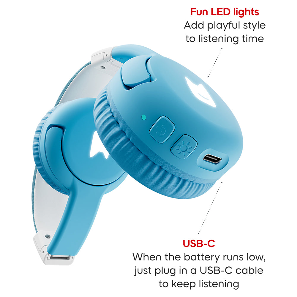 Tonies On-Ear Wireless Bluetooth Headphone for Kids - Sky Blue | 10003280 from Tonies - DID Electrical