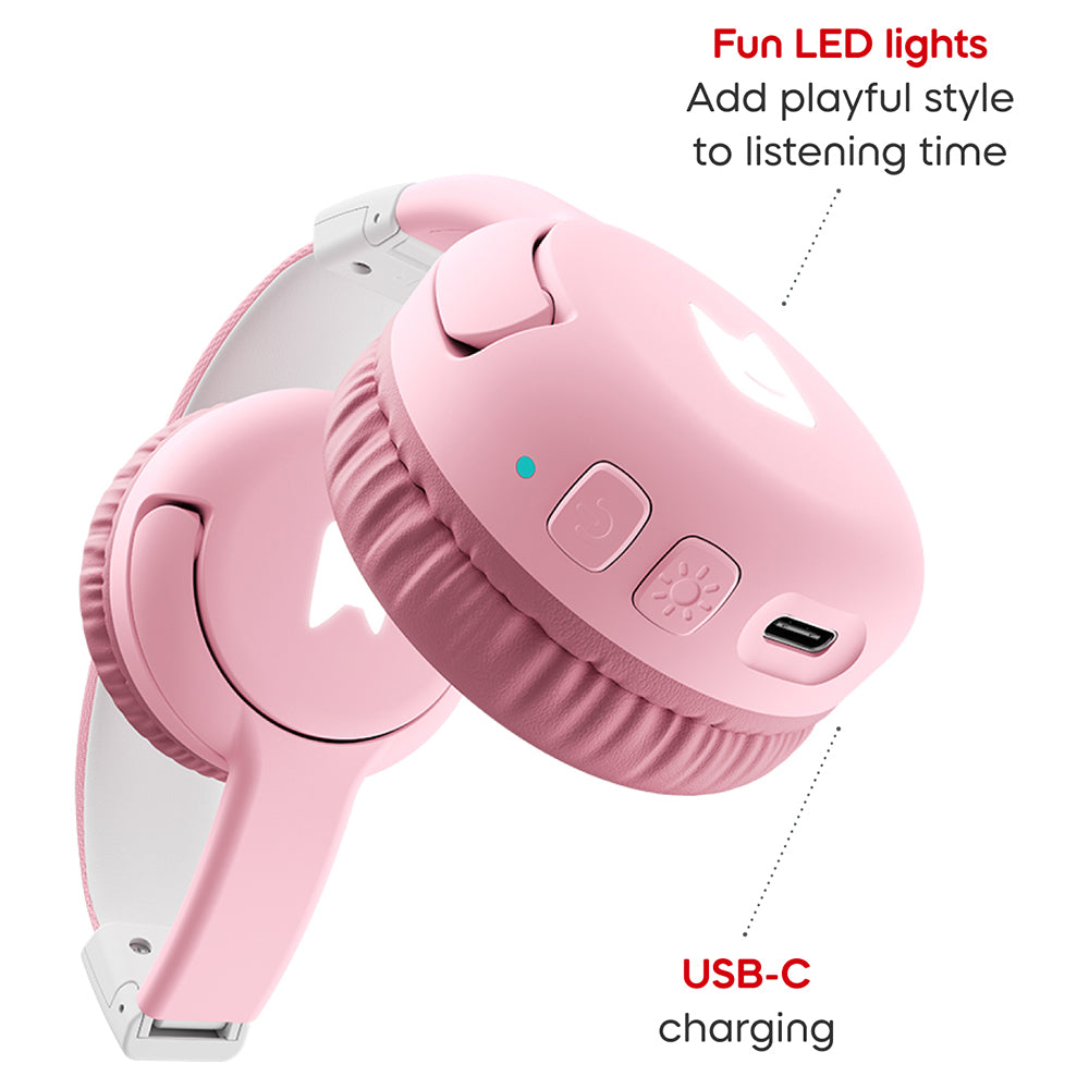Tonies On-Ear Wireless Bluetooth Headphone for Kids - Cloud Pink | 10003282 from Tonies - DID Electrical