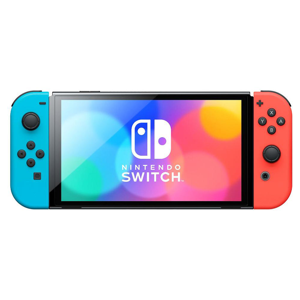 Nintendo Switch OLED Model Gaming Console Bundle - Neon Blue &amp; Neon Red | 10012403 from Nintendo - DID Electrical