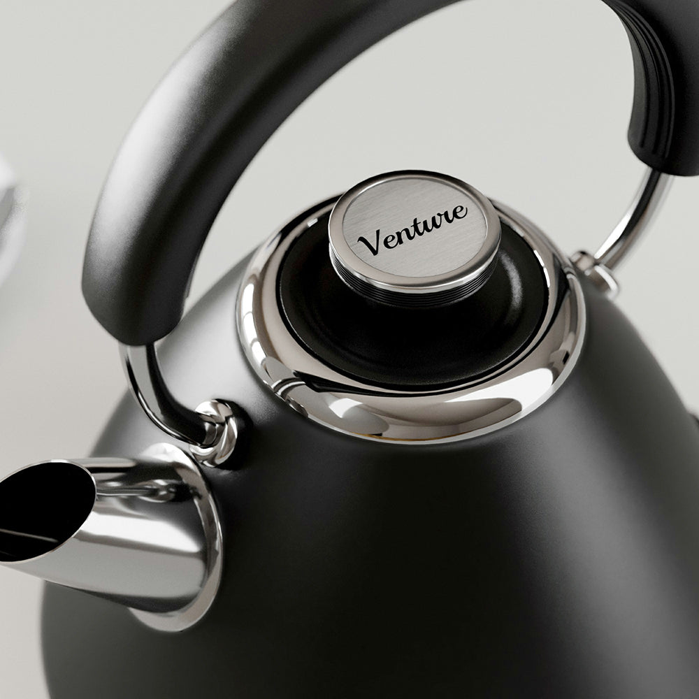Morphy Richards 1.5L 3000W Venture Pyramid Kettle - Black | 100131 from Morphy Richards - DID Electrical