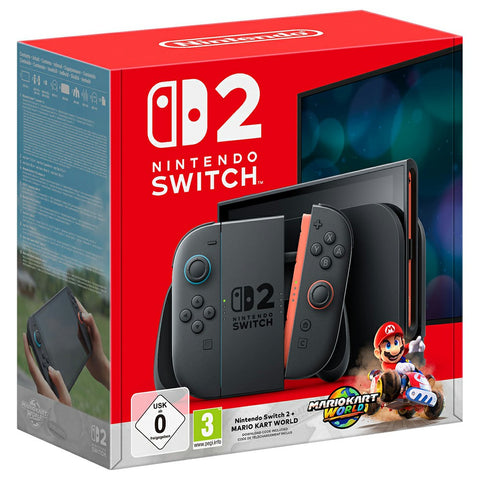 Nintendo Switch 2 + Mario Kart World Bundle - Black | 10015921