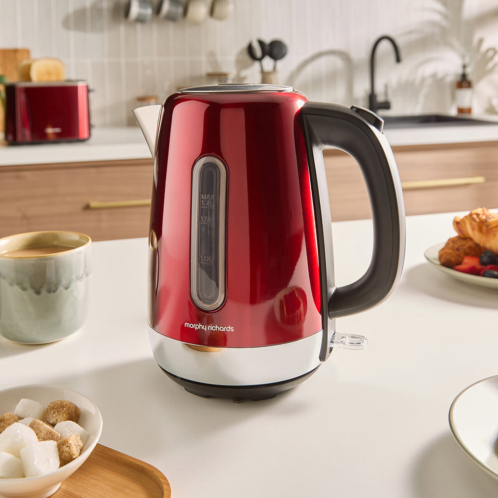 Morphy Richards Equip 1.7L Kettle - Red | 102785 from Morphy Richards - DID Electrical