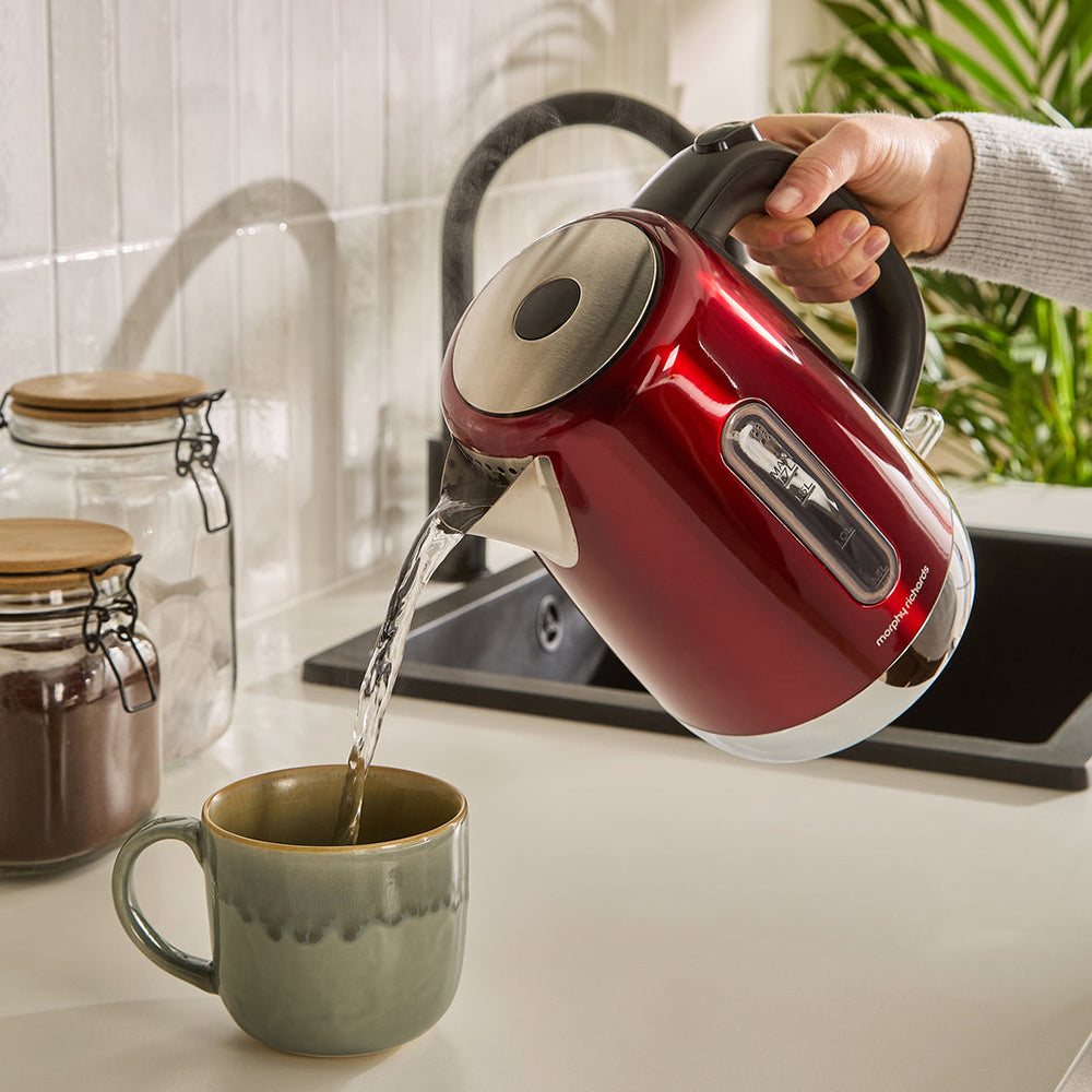 Morphy Richards Equip 1.7L Kettle - Red | 102785 from Morphy Richards - DID Electrical