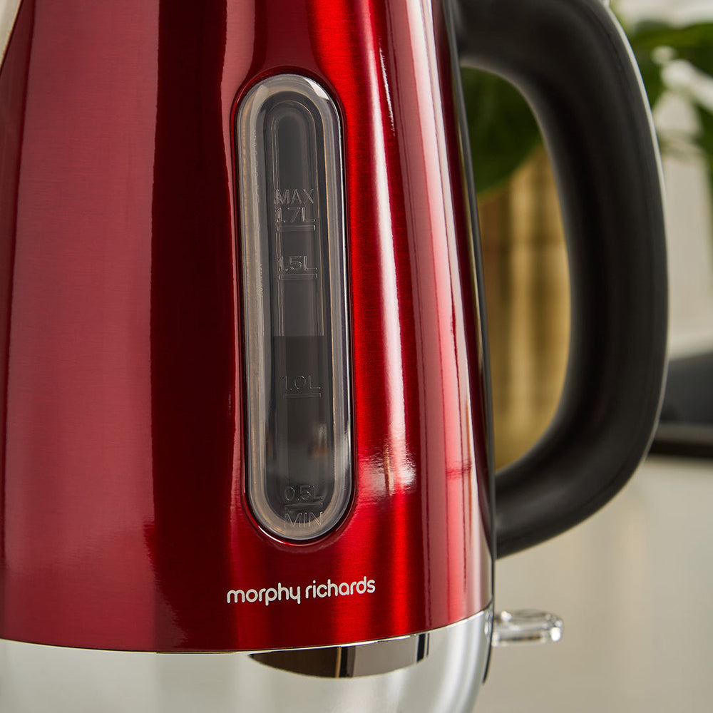 Morphy Richards Equip 1.7L Kettle - Red | 102785 from Morphy Richards - DID Electrical
