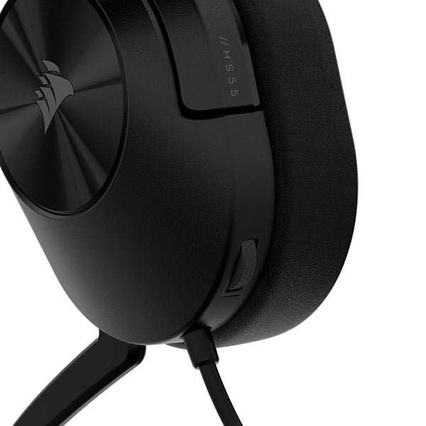 Corsair HS55 Over-Ear Wired Gaming Headset - Carbon | 106-CA-9011260-EU from Corsair - DID Electrical