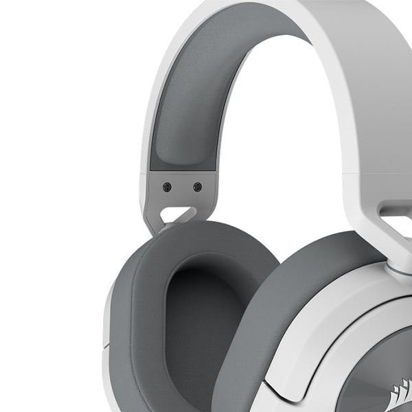 Corsair HS55 Over-Ear Wired Gaming Headset - White | 106-CA-9011261-EU from Corsair - DID Electrical