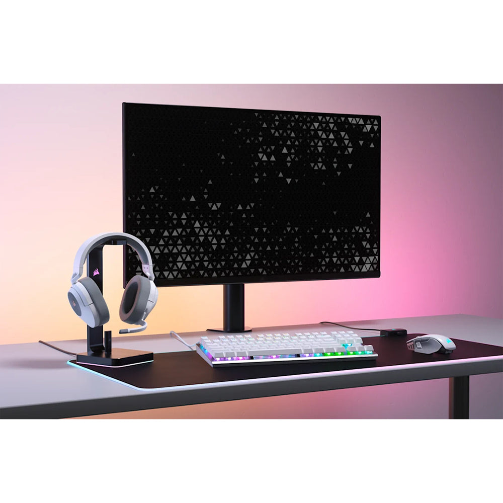 Corsair HS55 Over-Ear Wireless Bluetooth Gaming Headset - White | 106-CA-9011281-EU from Corsair - DID Electrical
