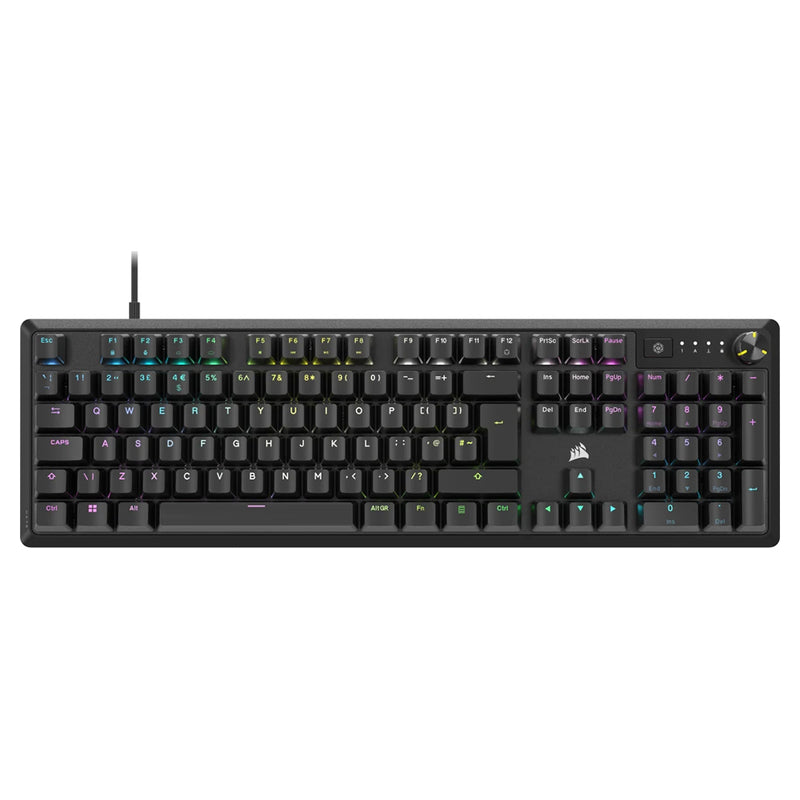 Corsair K70 CORE RGB Mechanical Gaming Keyboard - Black | 106-CH-910971E-UK from Corsair - DID Electrical