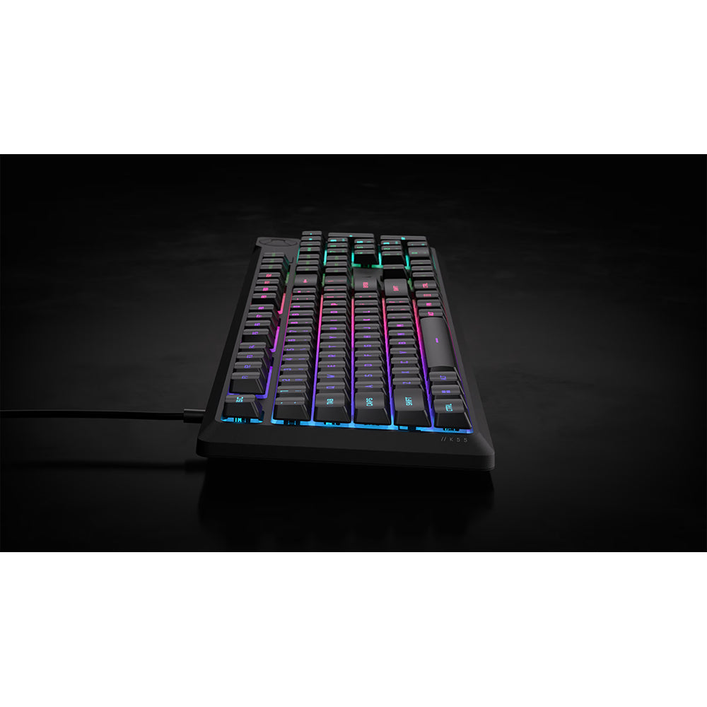 Corsair K55 CORE RGB Gaming Keyboard - Black | 106-CH-9226C65-UK from Corsair - DID Electrical