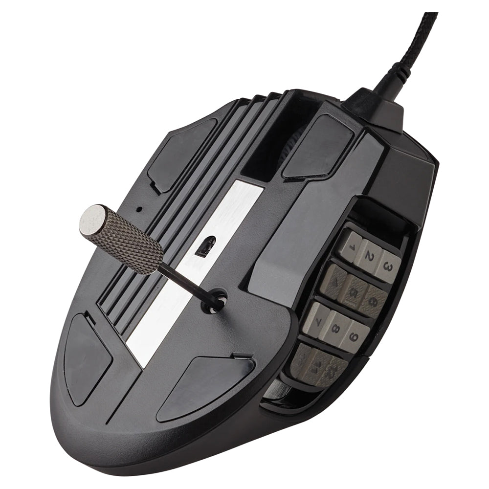 Corsair SCIMITAR RGB Elite Optical MOBA/MMO Gaming Mouse - Black | 106-CH-9304211-EU from Corsair - DID Electrical