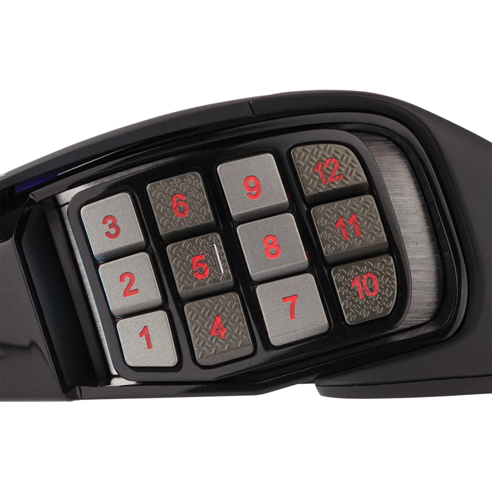 Corsair SCIMITAR RGB Elite Optical MOBA/MMO Gaming Mouse - Black | 106-CH-9304211-EU from Corsair - DID Electrical