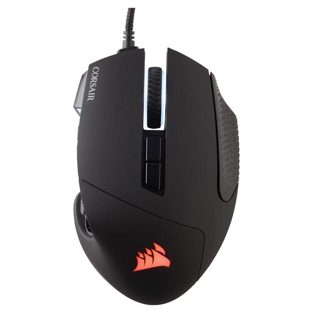 Corsair SCIMITAR RGB Elite Optical MOBA/MMO Gaming Mouse - Black | 106-CH-9304211-EU from Corsair - DID Electrical