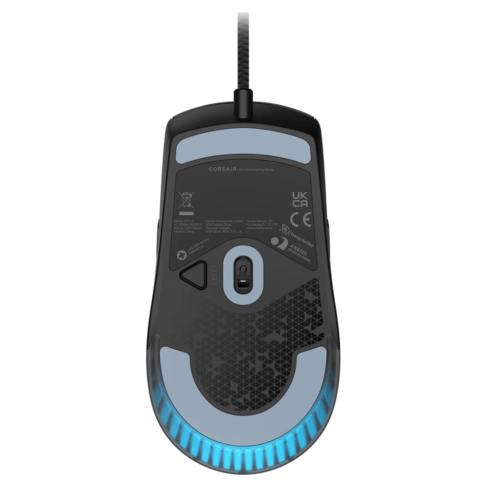 Corsair M75 Lightweight RGB Gaming Mouse - Black | 106-CH-930D010-EU from Corsair - DID Electrical