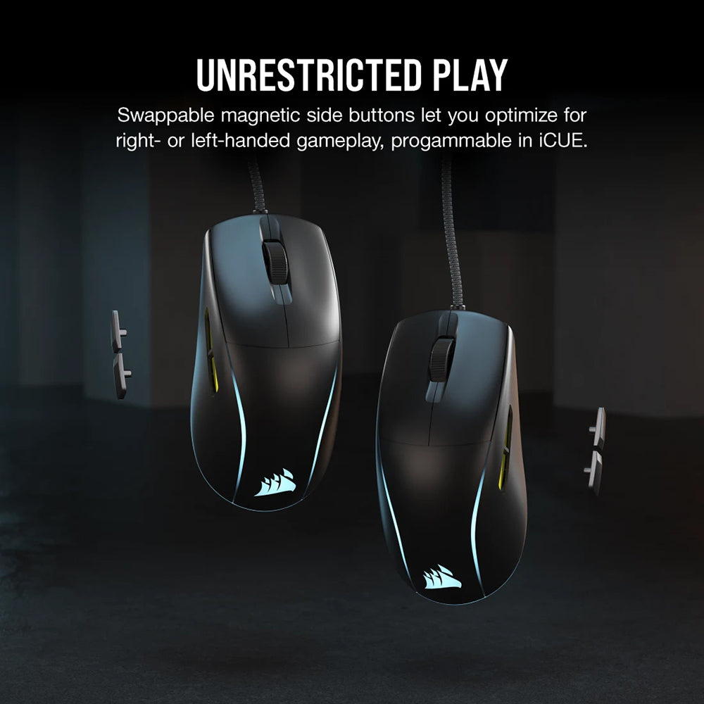 Corsair M75 Lightweight RGB Gaming Mouse - Black | 106-CH-930D010-EU from Corsair - DID Electrical